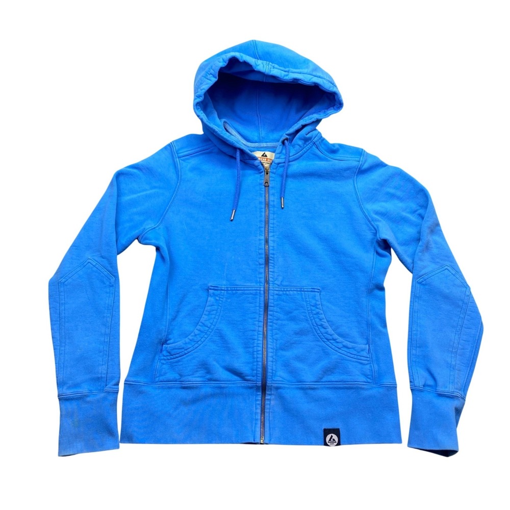 American Giant Women Blue Full Zip Hoodie Classic Full Zip W1-1A-1-AQB-M Size M